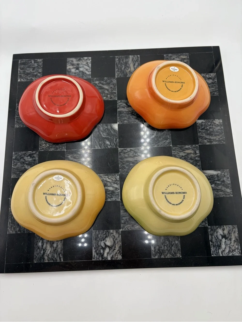 Vintage Tomato Shaped Ceramic Plates Set of 4 | Williams-Sonoma - Set of 4
